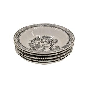 William Adams & Sons‎ Minuet Real English Ironstone Bowls (5)